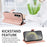 For Samsung Galaxy S24 / Galaxy S25 Case with Wrist Strap RFID Blocking Wallet Cowhide Texture Leather Phone Cover - Rose Gold - 2