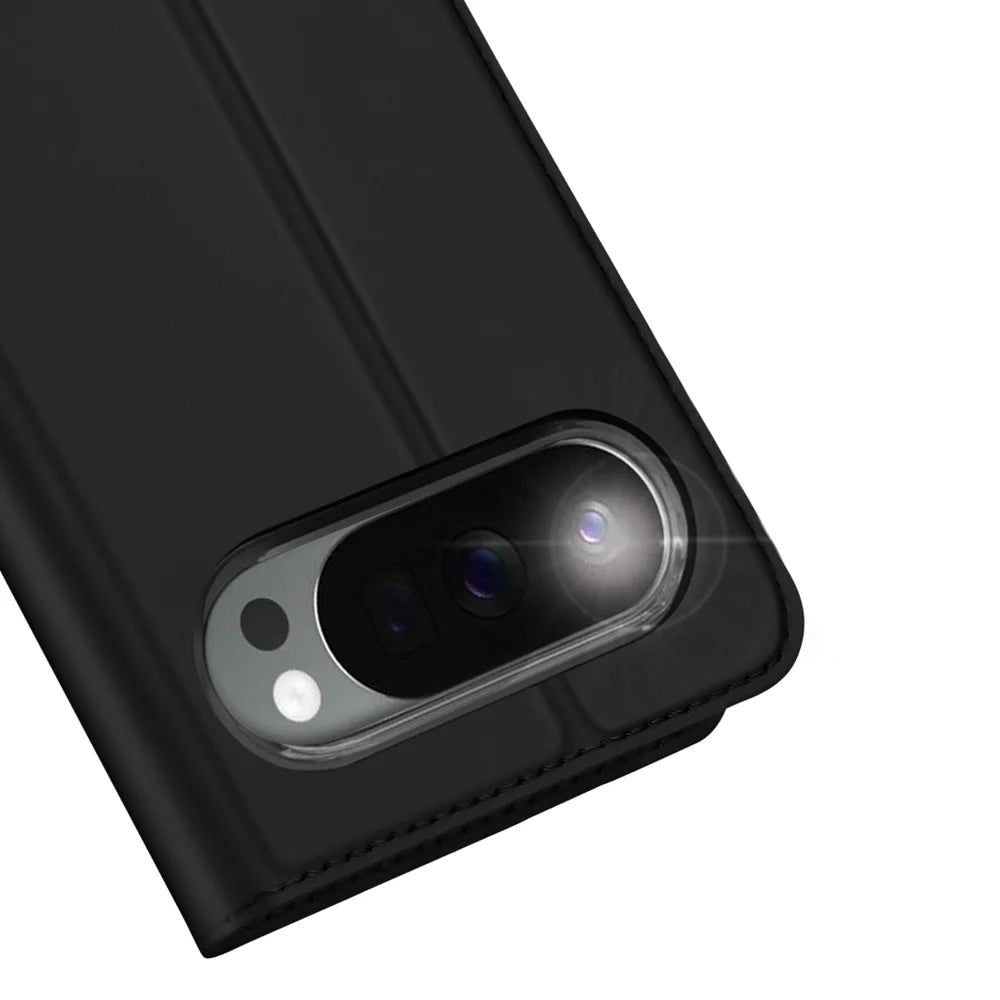DUX DUCIS for Google Pixel 11 Pro Skin Pro Series Case Leather Stand Cover Card Holder - Black - 3