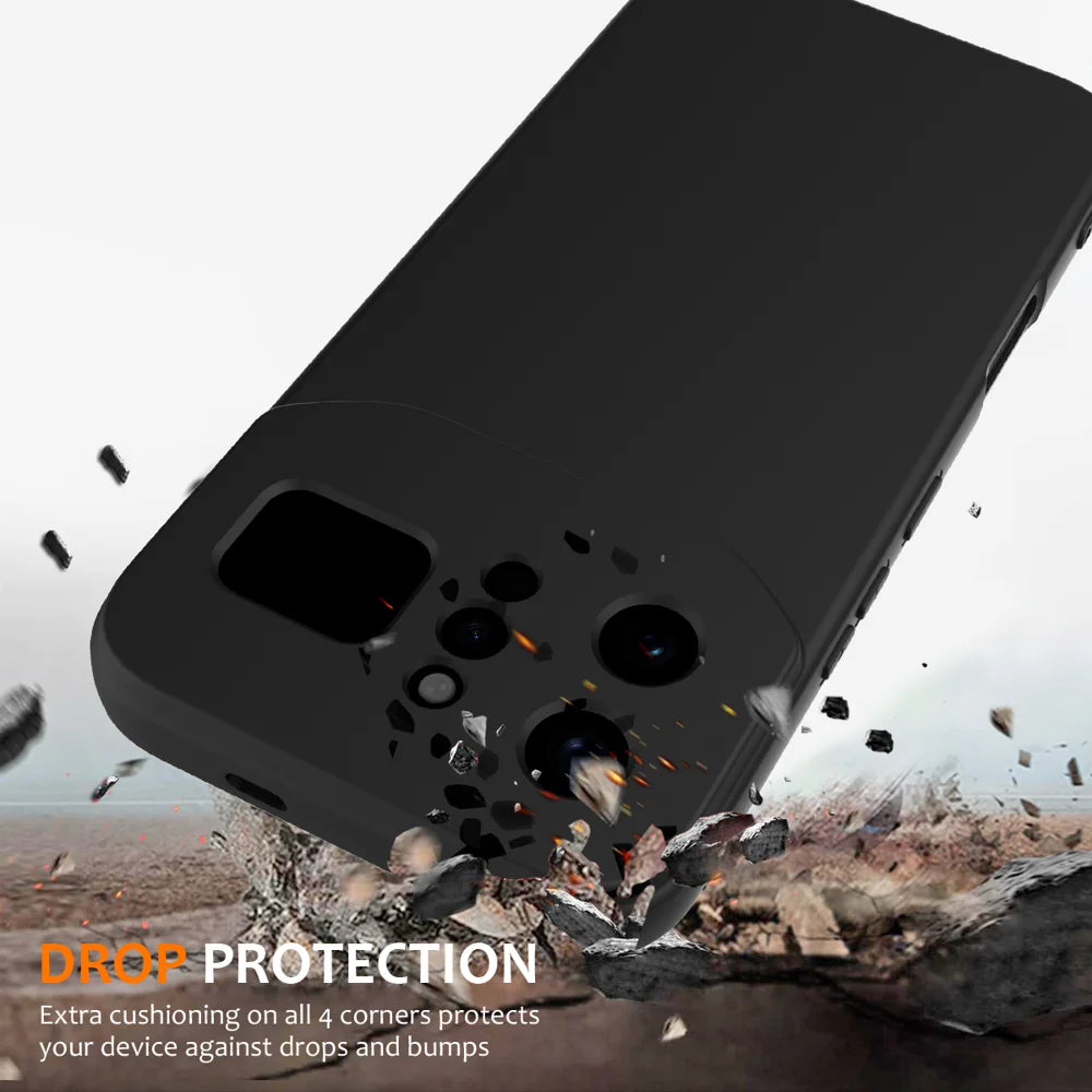 For Infinix Note 60 Ultra 5G Magnetic Case Anti-Drop Liquid Silicone Phone Cover with Lanyard - Black - 2