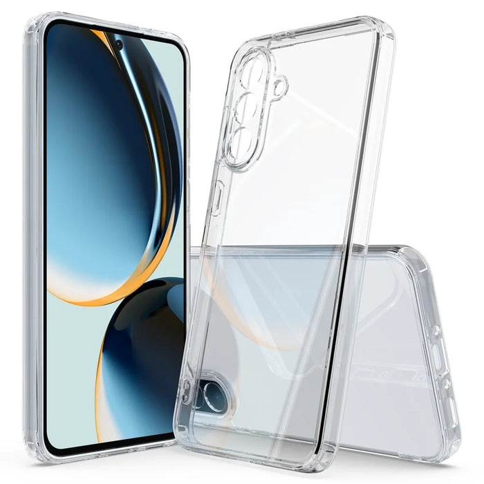 For Samsung Galaxy S26 FE Clear Phone Case TPU+Acrylic Shockproof Phone Back Cover - Clear - 2