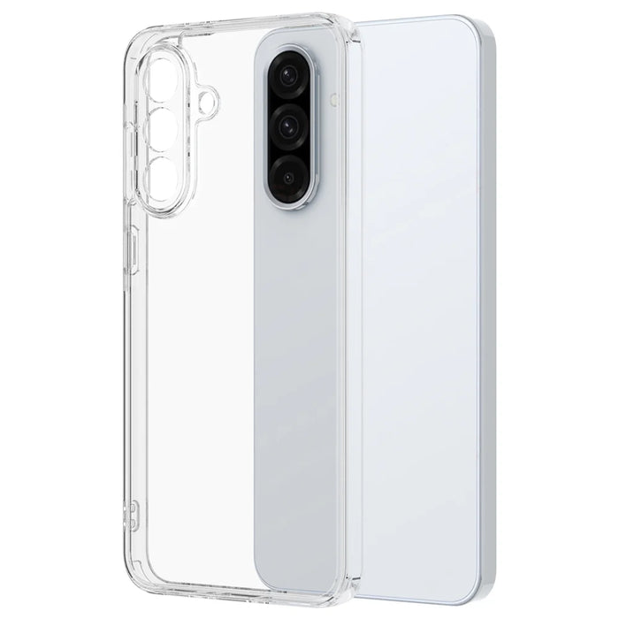 For Samsung Galaxy S26 FE Clear Phone Case TPU+Acrylic Shockproof Phone Back Cover - Clear - 7