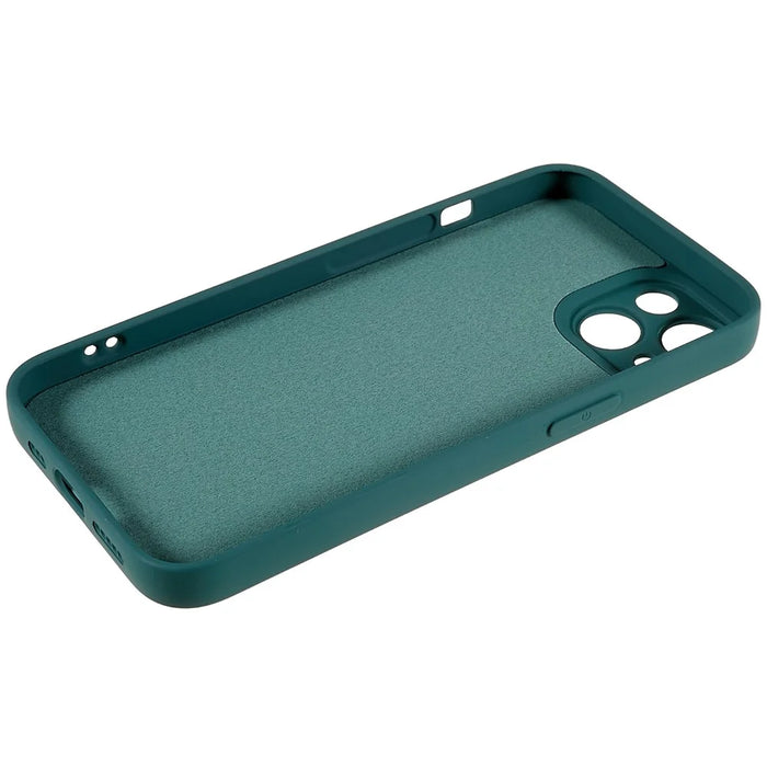 For iPhone 13 Case Arc Edge 2.0mm TPU Protective Phone Cover - Midnight Green - 6