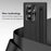 For Samsung Galaxy Z Fold8 Ultra Case Kickstand PC Cell Phone Cover with Screen Protector and Stylus Pen - Black - 2