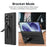 For Samsung Galaxy Z Fold8 Ultra Case Kickstand PC Cell Phone Cover with Screen Protector and Stylus Pen - Black - 5