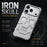 For iPhone 17 Pro Case Skull Armor Design Drop Protection Aluminum Alloy Hard Shell Cover - Orange - 3