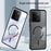 For vivo iQOO 15T 5G Magnetic Case Aluminium Alloy PC Matte Phone Cover Pop-Up Snap Lock - Black - 3