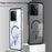 For vivo iQOO 15T 5G Magnetic Case Aluminium Alloy PC Matte Phone Cover Pop-Up Snap Lock - Black - 4