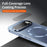 For Google Pixel 10 Pro Magnetic Case Full Lens Coverage Electroplated TPU Shockproof Phone Cover - Baby Blue - 4