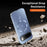 For Google Pixel 10 Pro Magnetic Case Full Lens Coverage Electroplated TPU Shockproof Phone Cover - Baby Blue - 6