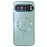 For Google Pixel 9 Pro XL Magnetic Case Full Lens Coverage Electroplated TPU Shockproof Phone Cover - Baby Blue - 1