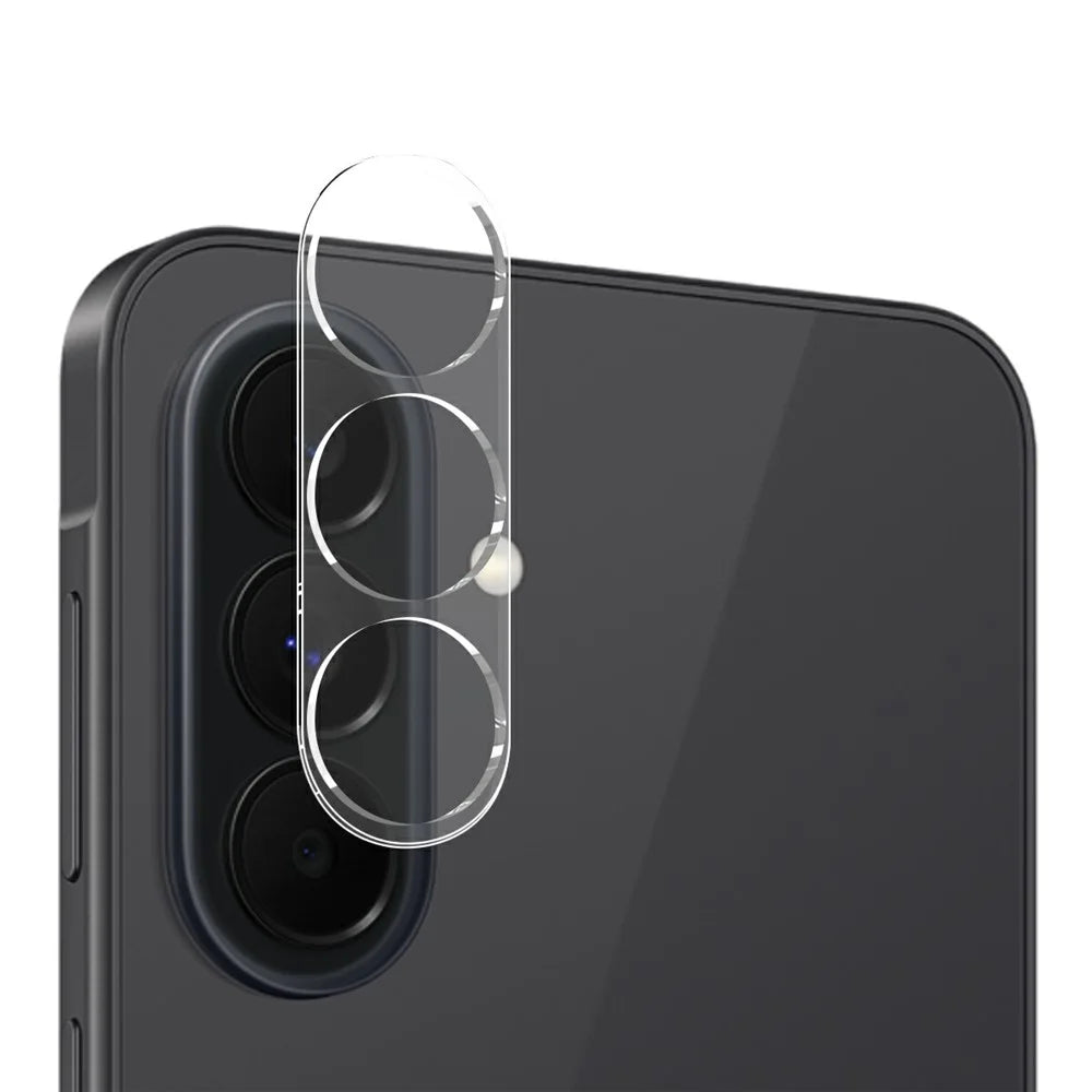 NORTHJO For Samsung Galaxy S26 FE Case Transparent PC+TPU Phone Cover Set with Screen Film + Lens Film - Transparent - 4