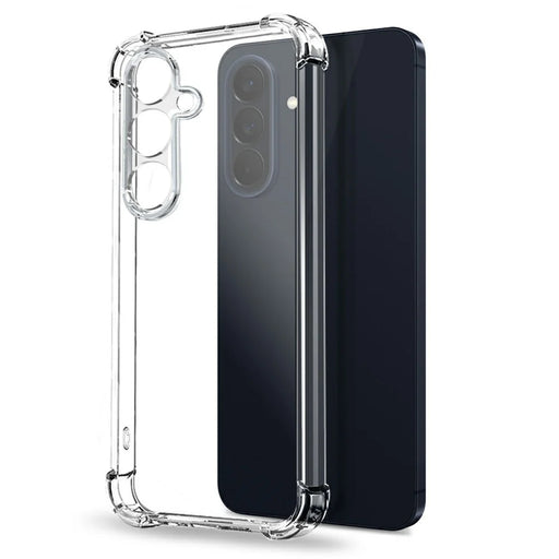 NORTHJO For Samsung Galaxy A57 5G Case Four Corner Shockproof TPU Clear Phone Cover with Tempered Glass Film - Transparent - 2