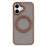 For iPhone 17 Case Rotating Kickstand TPU + PC Anti-slip Matte Phone Back Cover - Gold - 1