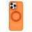 For iPhone 16 Pro Max Case Rotating Kickstand TPU + PC Anti-slip Matte Phone Back Cover - Orange - 1