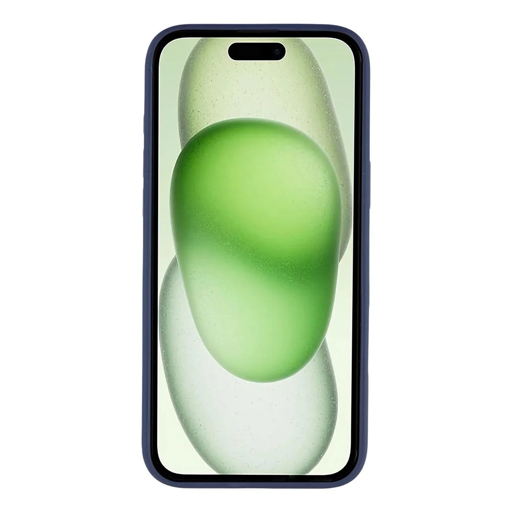 For iPhone 15 Pro Max Case Rotating Kickstand TPU + PC Anti-slip Matte Phone Back Cover - Blue - 3