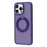 For iPhone 14 Pro Max Case Rotating Kickstand TPU + PC Anti-slip Matte Phone Back Cover - Purple - 2