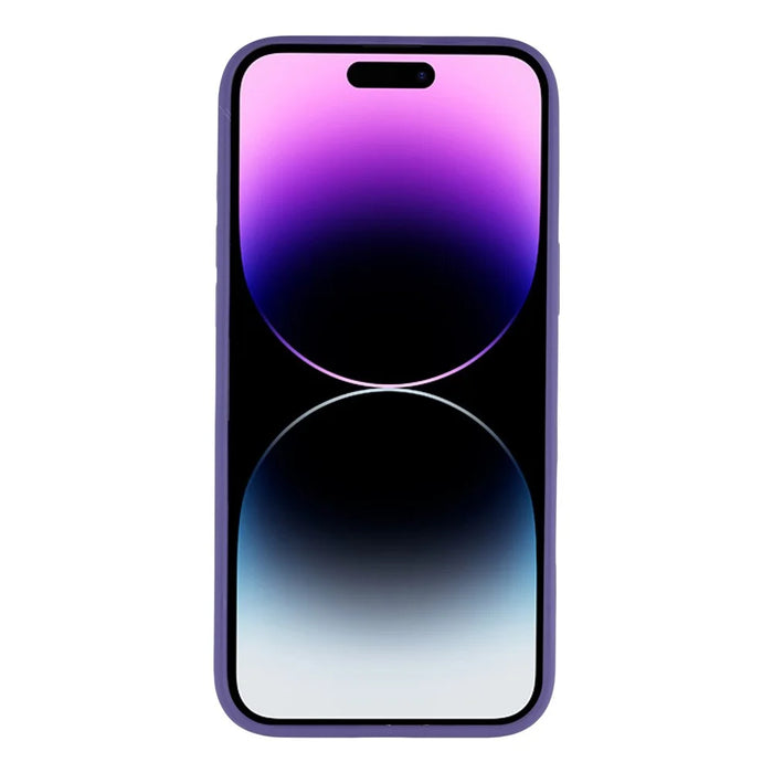 For iPhone 14 Pro Max Case Rotating Kickstand TPU + PC Anti-slip Matte Phone Back Cover - Purple - 3