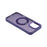 For iPhone 14 Pro Max Case Rotating Kickstand TPU + PC Anti-slip Matte Phone Back Cover - Purple - 5