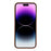 For iPhone 14 Pro Case Rotating Kickstand TPU + PC Anti-slip Matte Phone Back Cover - Gold - 3