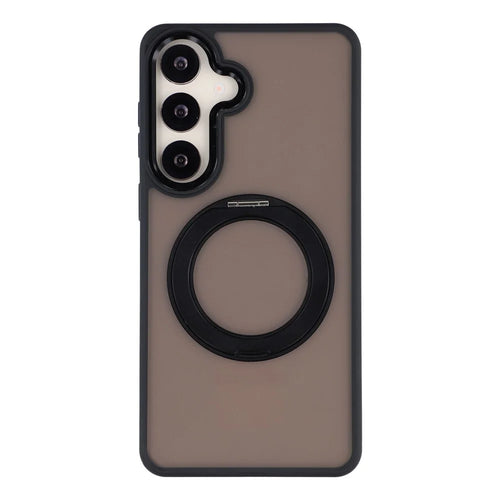 Rotating Kickstand Case for Samsung Galaxy A37 5G / A36 5G / A56 5G TPU + PC Anti-slip Matte Phone Back Cover - Black - 1