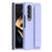 Shockproof Case for Samsung Galaxy Z Fold4 5G Anti-Fall Hard PC Phone Case Rubberized Protective Case with Elastic Strap - Purple - 1