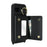 For Google Pixel 10a Case with Lanyard  /  Mirror  /  Card Holder Grids Pattern RFID Blocking Phone Cover - Black - 3