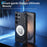 For Samsung Galaxy S26 Ultra Case Graphene Cooling TPU + PC Armor Shockproof Phone Cover - Black - 6