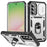For Samsung Galaxy A27 5G Case TPU + PC Slide Camshield Kickstand Phone Cover - White - 1