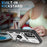 For Samsung Galaxy A27 5G Case TPU + PC Slide Camshield Kickstand Phone Cover - White - 6
