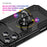 For iPhone 18 Pro Max / 17 Pro Max Case PC + TPU Phone Cover with Kickstand - Black - 3