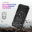 For iPhone 18 Pro Max / 17 Pro Max Case PC + TPU Phone Cover with Kickstand - Black - 6