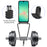 For Samsung Galaxy S26 FE Case Liquid Silicone Card Holder Back Phone Cover with Lanyard - Black - 6