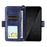 For Sony Xperia 1 VIII Leather Case Magnetic Closure Wallet Stand Phone Cover with Crossbody Strap - Blue - 2