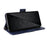 For Sony Xperia 1 VIII Leather Case Magnetic Closure Wallet Stand Phone Cover with Crossbody Strap - Blue - 3