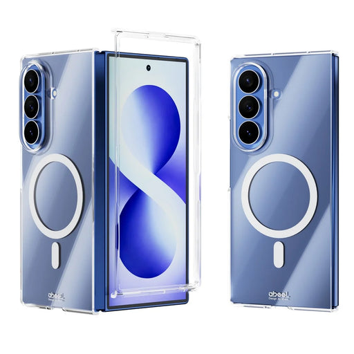 ABEEL for Samsung Galaxy Z Fold8 Ultra Magnetic Case Clear PC Anti Scratch Phone Cover - Transparent - 1