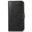 For iPhone 15 Pro Max Wallet Case Retro Matte Magnetic Detachable PU Leather TPU Phone Cover - Black - 7