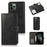 For iPhone 12 Pro Max Wallet Case Retro Matte Magnetic Detachable PU Leather TPU Phone Cover - Black - 1