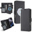 For iPhone 16 Plus Magnetic Case Detachable 2 in 1 Leather Wallet Phone Cover - Black - 1