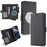 For iPhone 14 Plus Magnetic Case Detachable 2 in 1 Leather Wallet Phone Cover - Black - 1