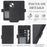 For iPhone 14 Plus Magnetic Case Detachable 2 in 1 Leather Wallet Phone Cover - Black - 6