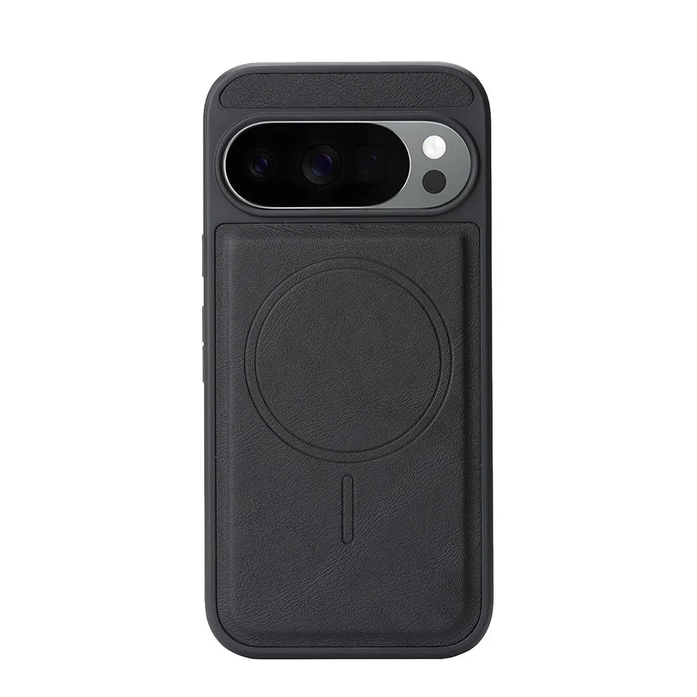 For Google Pixel 10 Pro XL / Pixel 9 Pro XL Magnetic Case Detachable 2 in 1 Leather Wallet Phone Cover - Black - 3