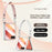 SULADA For Samsung	Galaxy Z Flip8 Case with Strap Leather Back Phone Cover Hinge Protection - Pink - 2