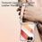 SULADA For Samsung	Galaxy Z Flip8 Case with Strap Leather Back Phone Cover Hinge Protection - Pink - 3