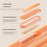For iPhone 17 Pro Magnetic Case Clear Shockproof Anti-Scratch PC TPU Phone Cover - Orange - 4