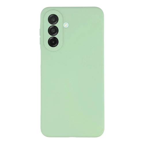 For Samsung Galaxy A27 5G Case TPU Back Soft Anti-Scratch Fiber Lining Phone Cover - Matcha Green - 1