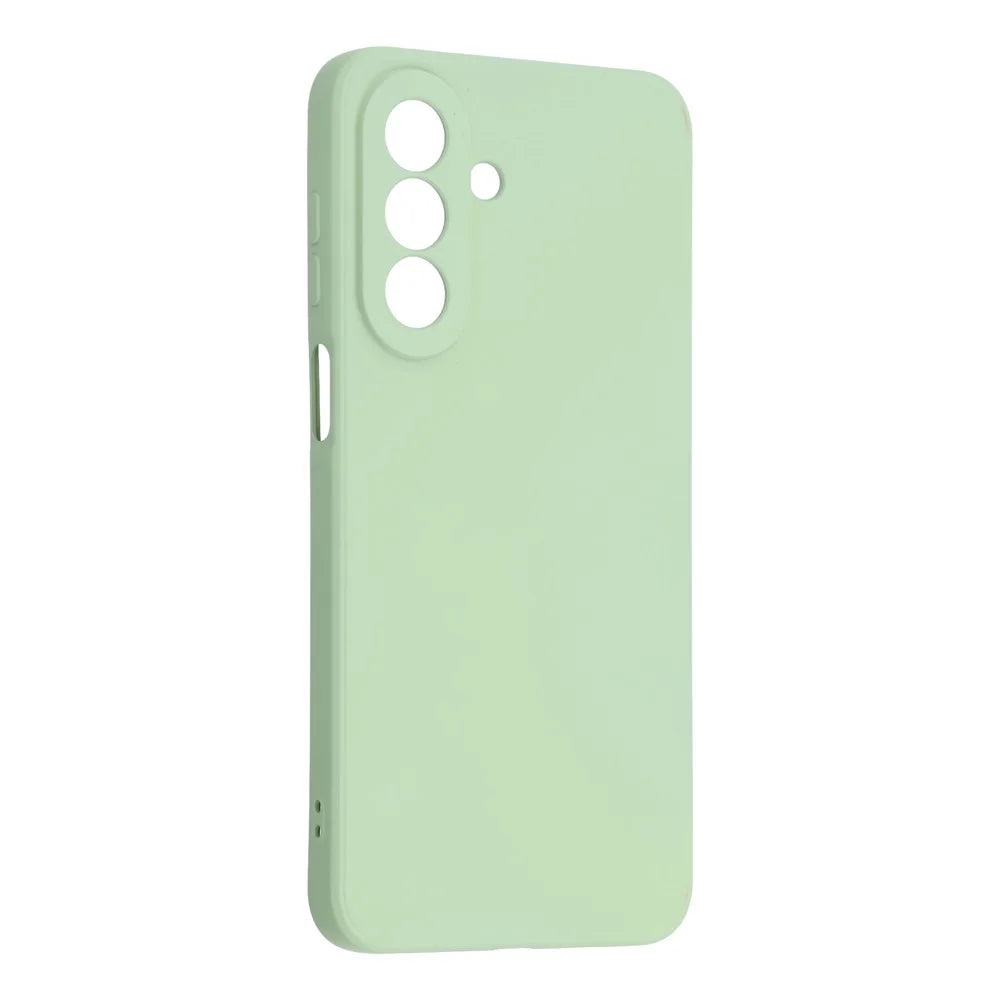 For Samsung Galaxy A27 5G Case TPU Back Soft Anti-Scratch Fiber Lining Phone Cover - Matcha Green - 3