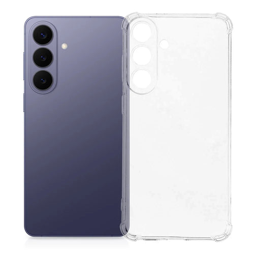 For Samsung Galaxy S26 FE TPU Case Reinforced Corners Drop-proof Phone Cover - Transparent - 1
