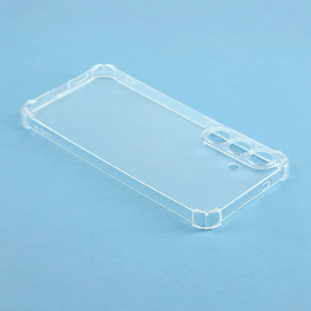 For Samsung Galaxy S26 FE TPU Case Reinforced Corners Drop-proof Phone Cover - Transparent - 4