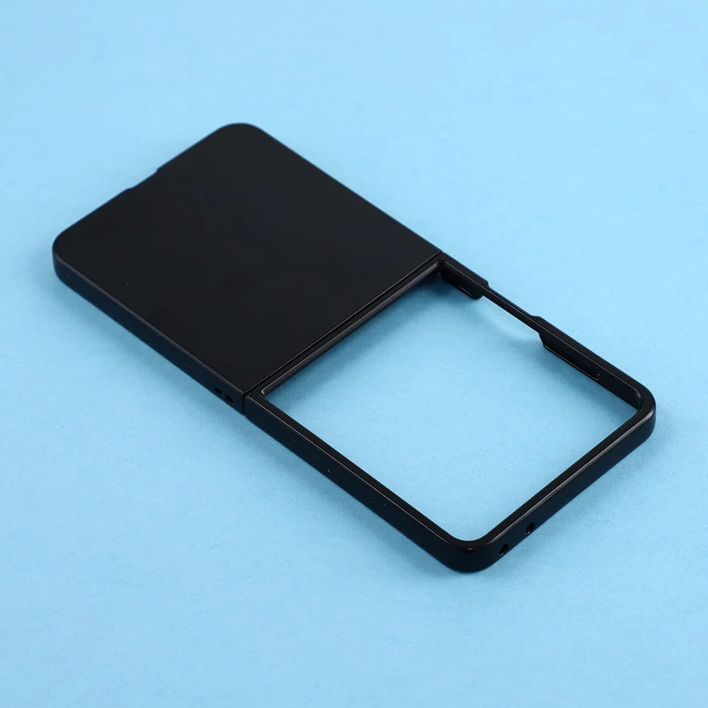 For Samsung Galaxy Z Flip8 Case Slim Hard PC Shockproof Phone Back Cover - Black - 3