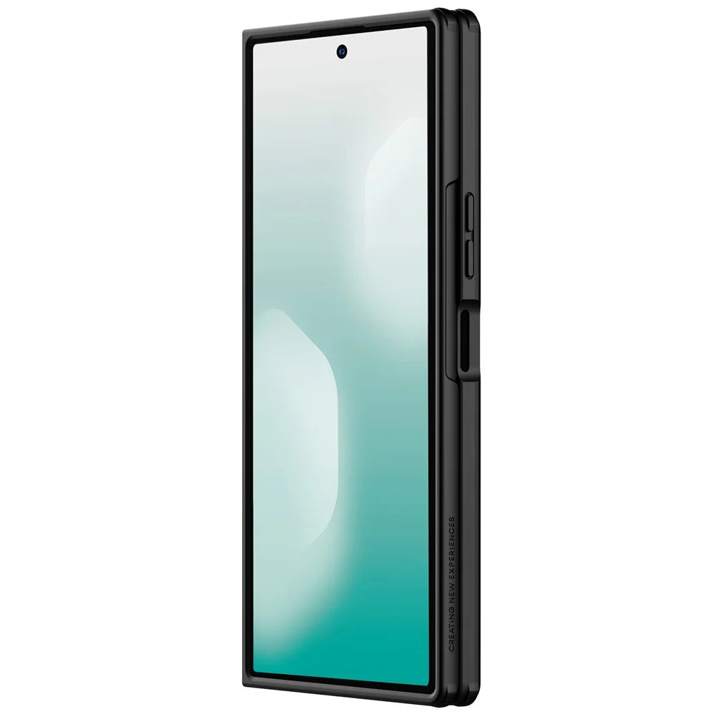 NILLKIN Flex Pure Fold Case for Samsung Galaxy Z Fold8 Ultra Silicone + PC Phone Cover with Stylus Pen - Black - 3
